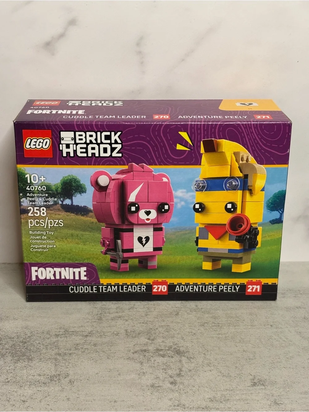 Lego Fortnite BrickHeadz Adventure Peely & Cuddle Team Leader Set (#40760)